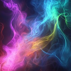 Fototapeta premium Colorful flames create an abstract background of blue and orange hues at a lively gathering 