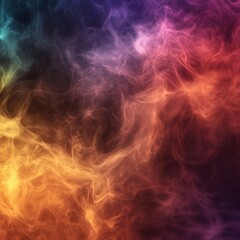 Colorful flames create an abstract background of blue and orange hues at a lively gathering 