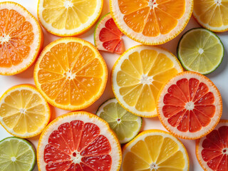 Obraz premium citrus fruits background