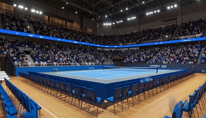 Obraz premium Tennis court