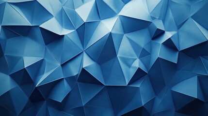 Obraz premium Wallpaper An abstract blue geometric shapes background wallpaper design