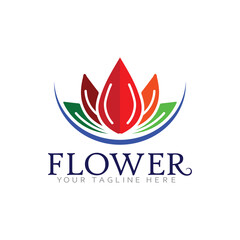 Artistic Floral Emblem for Natural Products Branding Vector