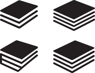 Paper stack editable vector office supply icon flat style