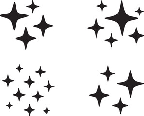 Star cluster editable vector astronomy icon flat style
