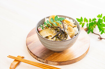 山菜おこわ
