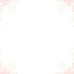 Luxury Sparkling Bokeh Border Frame PNG File With Transparent Background