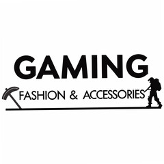 Gaming fashion accessories logo design transparent png