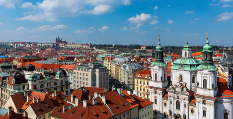 Obraz premium Historical center of the capital of the Czech Republic - the city of Prague