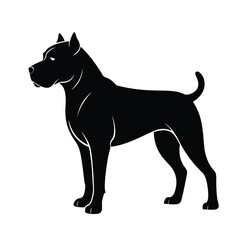 black dog vector
