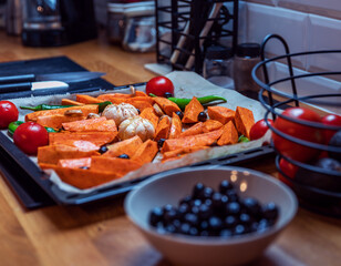 Homemade Roasted Vegetable Tray for Healthy Senior Nutrition