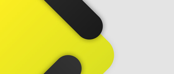 Black and yellow background color with stripe line shape