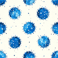 dots blue and light blue