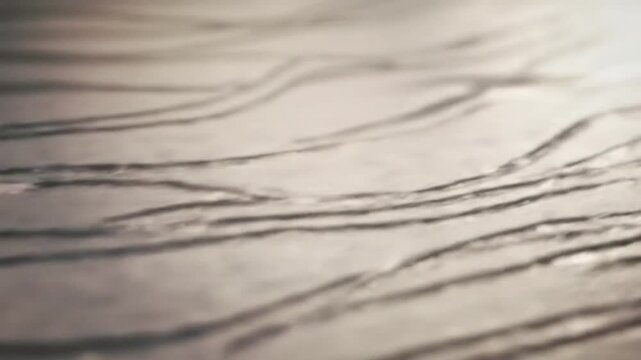 Abstract Beige Wavy Lines, Subtle Texture, Smooth Surface, Minimalist Design, Elegant Background, 