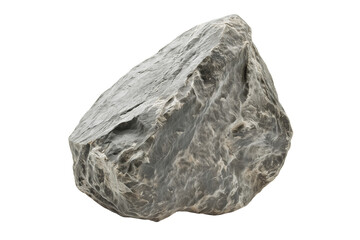 Obraz premium Large Natural Rock Stone Isolated on White and Transparent Background