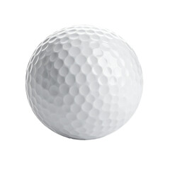 Golfball isoliert auf weißen Hintergrund