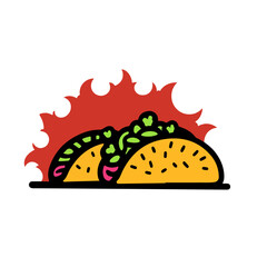 tacos icon and logo