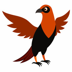 vector illustration of a bird