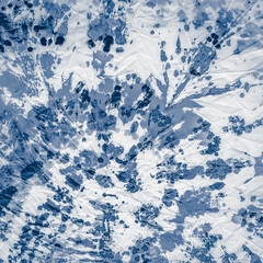 Hypnotist Spiral. Bright Batik Shirt. Grey Spiral