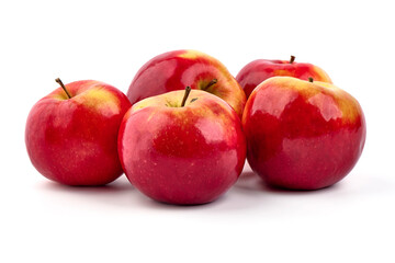 Apples, isolated on white background.