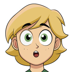 Cute Cartoon Boy hade Character &ndash; Standing Kid Vector Illustration