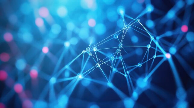 An abstract visual representation of the interconnected network of allied health services, showcasing nodes and lines in a digital healthcare matrix. Structure and coordination within the system.