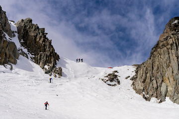 Ascension au col des Grands Montets