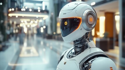 Fototapeta premium Implementing ai solutions in banking transforming financial services for future growth