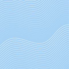 Abstract background with lines and waves. Banner. Element for design isolated. Vector background for brochure, booklet, flyer, poster. Blue and white gradient