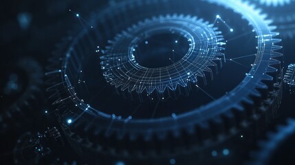 Abstract gears network