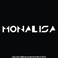 Chic and elegant minimalist serif style font vector illustration