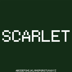 Elegant minimalist sans serif alphabet display font vector. Modern feminine typeface