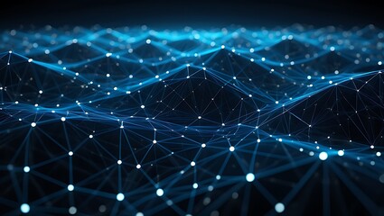 Abstract digital network connection background representing modern technology and data transfer concepts