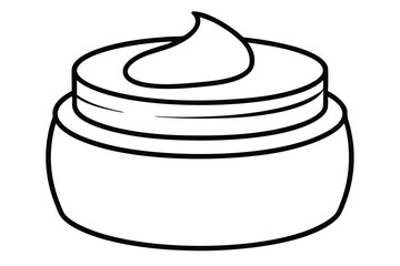 Elegant Potted Plant Line Art Simple Houseplant Illustration