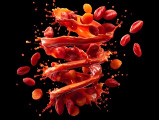 Tornado of Goji Berries and Splas
