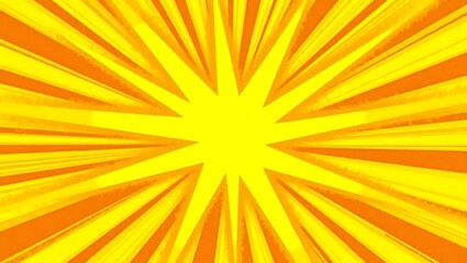 Obraz premium Abstract yellow comic style background. Generative Ai.