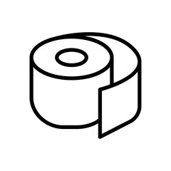 Kinesiology tape icon. Joints and ligaments support. Elastic therapeutic tape. Body performance improvement. Isolated vector illustration