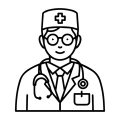 Professional Healthcare Provider Doctor, Physician, Medical Professional,  Health Services, Medical Illustration