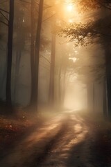 Obraz premium morning in the forest