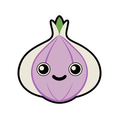 garlic silhouette vector art