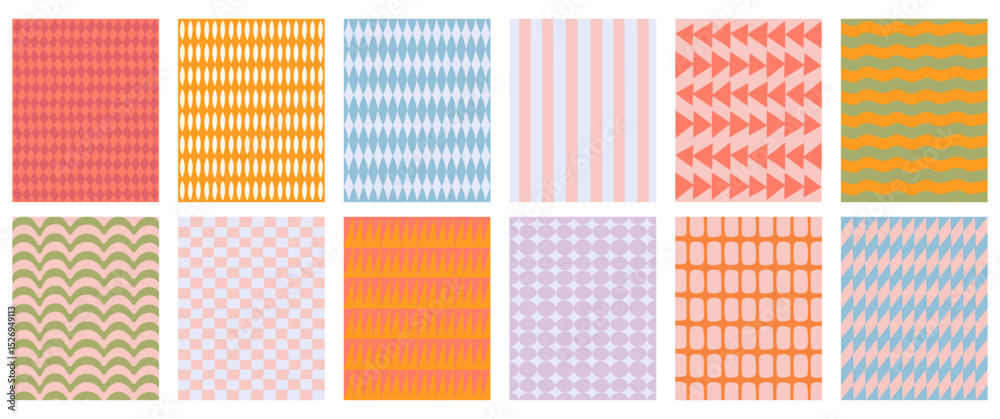 Aufkleber Vector set of hand drawn cut out style  frames and borders - abstract design elements for decoration or logo design templates, prints, placards with copy space for text