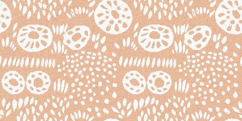 Calm minimal shape seamless border. Gender neutral baby nursery decor edging. Scandi style sketch tape in decorative kid fashion swatch. 