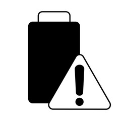 Charger icon vector. Charging illustration sign. Electricity symbol. Powerbank logo.