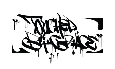 TOUCHED BY GRACE graffiti tag style design