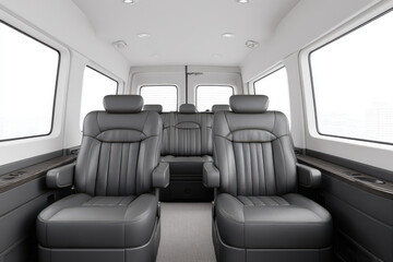 sleek and modern vehicle designed for business travel featuring spacious interior and elegant design