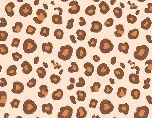 Pastel leopard print background