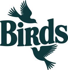 Birds logo vector art, icons, and graphics