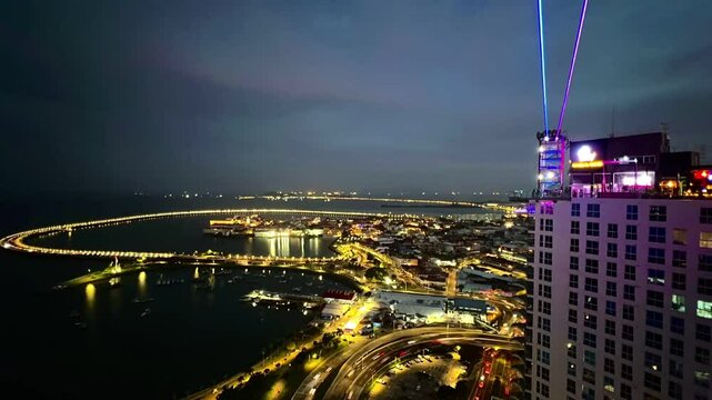 Cinta costera ciudad de Panam&aacute; 