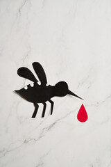 Awareness image for World Dengue Day with mosquito control message