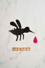 No Mosquito sign for World Dengue Day awareness and prevention