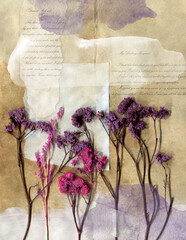 Collage journal page.